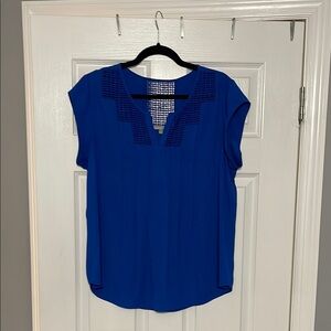 Daniel Rainn Size Large Royal Blue Women's Top